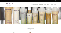 Desktop Screenshot of laroccaskincare.com