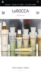 Mobile Screenshot of laroccaskincare.com